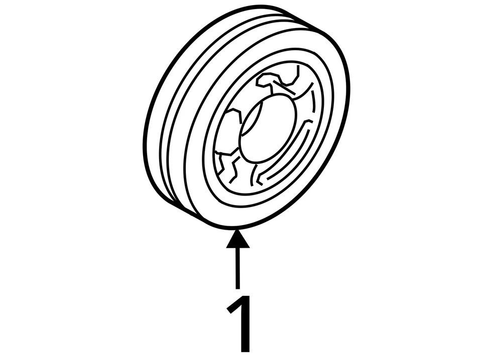 Harmonic Balancer 3.5L Fits 07-18 EDGE 5210947 Foto 4 de 4