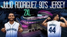 JULIO RODRIGUEZ 90’s JERSEY SEATTLE MARINERS SGA T-MOBILE 5/30/26 XXL 2XL