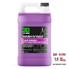 Wash N Wax Car Wash Soap - pH Balanced, Easy Rinse, 128 Ounce Pack of 1 