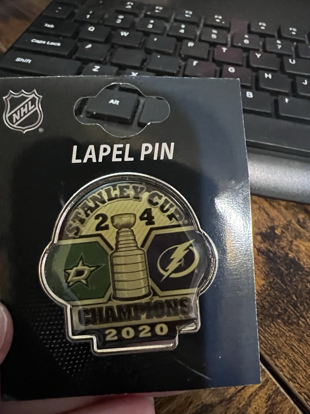 Aminco 2020 Stanley Cup Champions Dallas Stars Tampa Bay Lightning NHL Pin