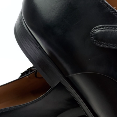 Magnanni 11677 Black Leather Double Monk Strap Dress Shoes Mens Size 8M Magnanni Double Monk Strap Dress Shoes Black Leather 11677  main image 2