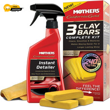 Mothers California Gold Clay Bar System 07240 For Auto Detailing