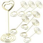  8 Pcs Small Card Holder Metal Table Cards Clips Placecard Holders