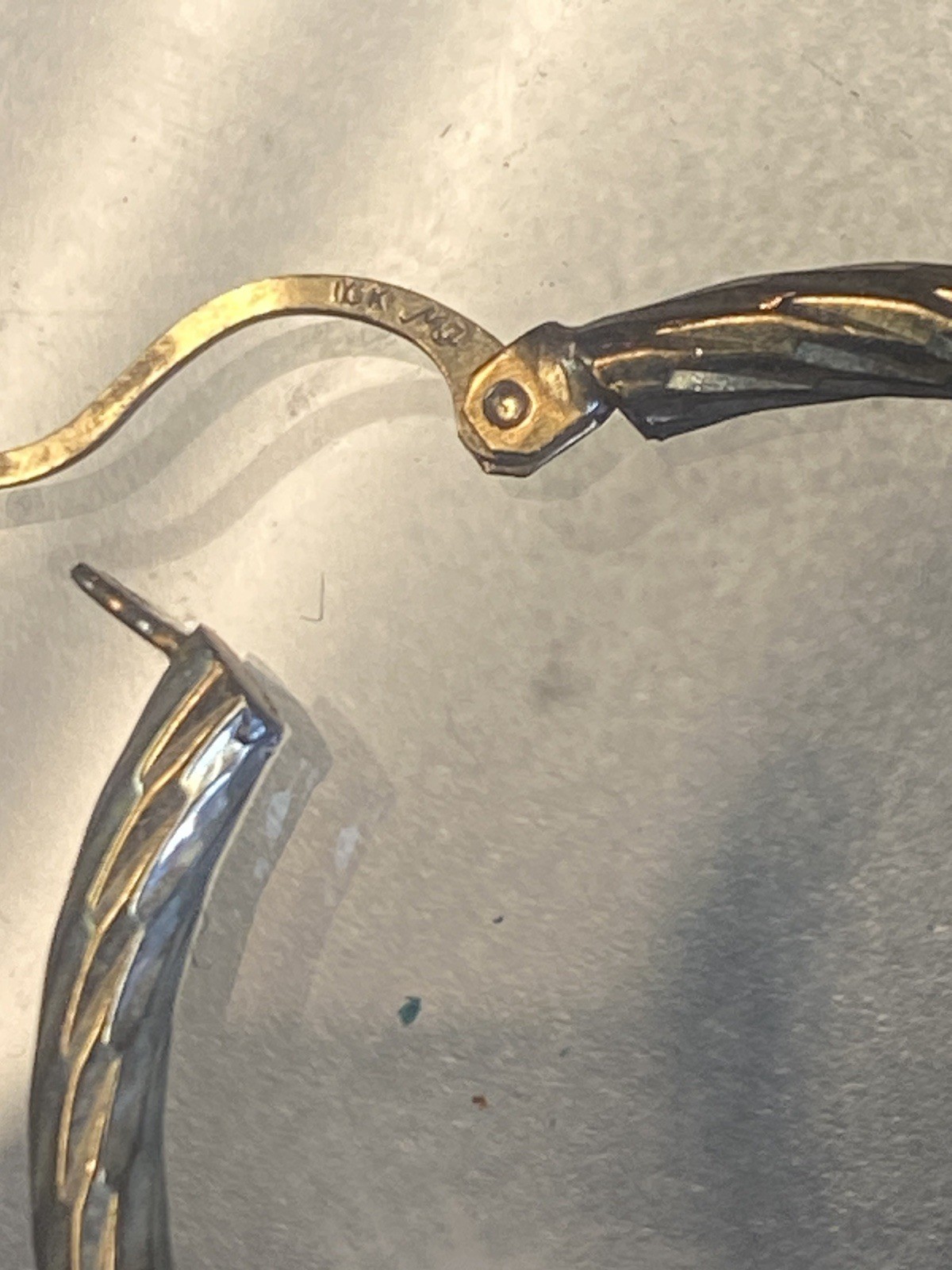 Pair 10K Earrings Loop 2 grams - image 9