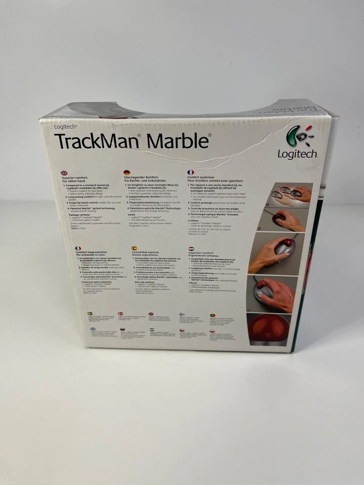 Logitech TrackMan Marble Computermaus Vintage Neu - Bild 2 von 4