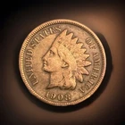 1908-S Indian Head Small Cent Penny, Circulated, Uncertified