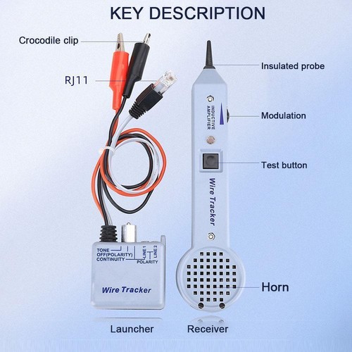 High Accuracy Tone Generator Kit 200EP Tester Wire Tester Circuit X1 Tracer R2X6 - Picture 9 of 10