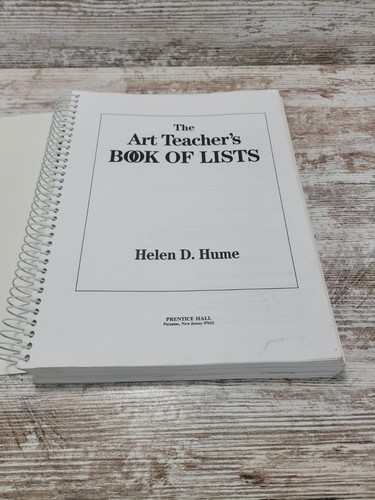 The Art Teacher's Book of Lists (J-B Ed: Book of Lists) Spiral-bound - Picture 4 of 24