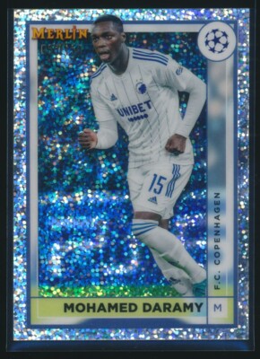 2022-23 Topps UEFA Merlin Chrome Mohamed Daramy #62 Speckle Refractor /150 Copen