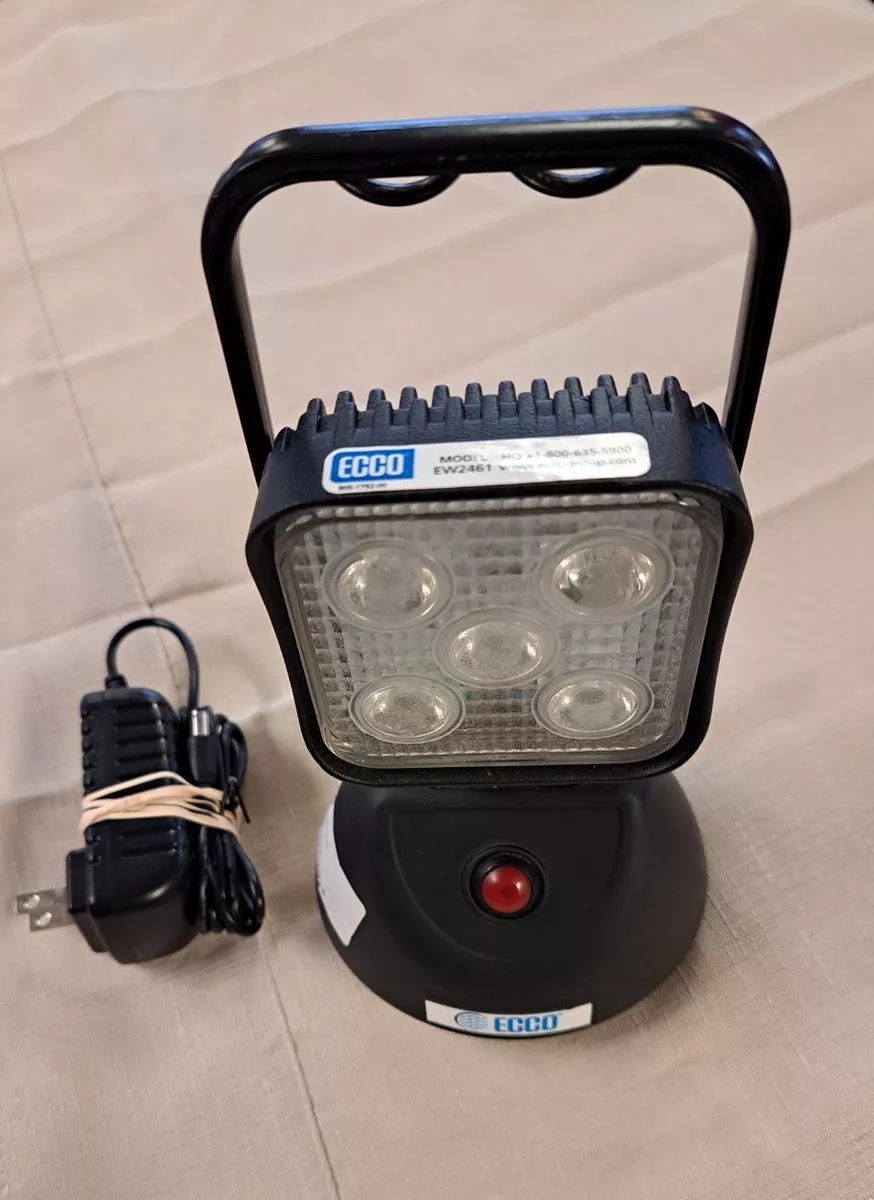 ECCO Rechargeable Work Light - 12V, 650 Lumens, 5 LEDs, Black, Model# EW2461 |