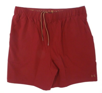 #ad Under Armour Hydro Armour Burgundy Quick Dry Trainng Shorts Men#x27;s NWT $37.49