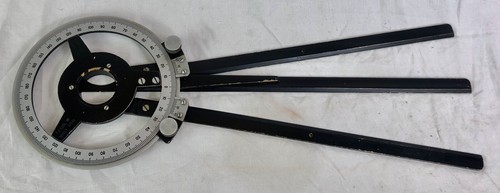 Vintage Navigationsstation Zeiger / Plotter, 3 Arm Winkelmesser, Royal Navy, WW2