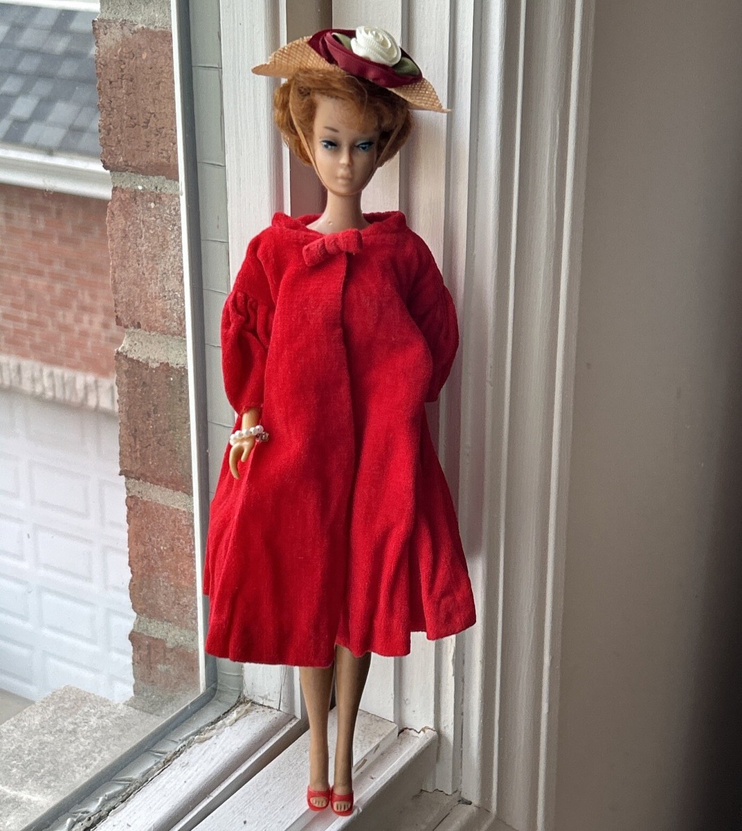 Vintage Redhead Titian Bubble Cut Barbie Doll W Vintage