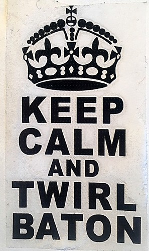 BATON TWIRLING CELL PHONE VINYL STICKERS I HEART TWIRLING TWIRLER GREAT GIFT - Picture 6 of 12