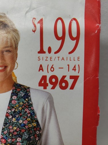 Butterick See & Sew Sewing Pattern #4967 Misses Vest Top Shorts Sz 6-14 Uncut FF - Picture 2 of 5