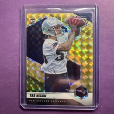 2021 Panini Mosaic - Rookies Mosaic Reactive Yellow Prizm #398 Tre Nixon (RC)