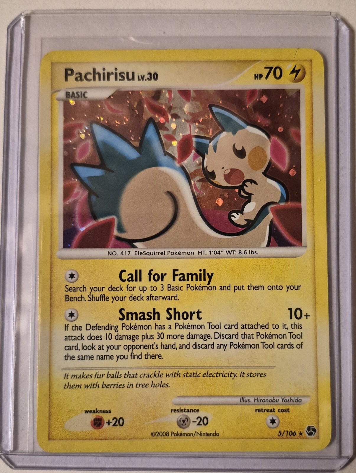 Pachirisu 5/106 Great Encounters Holo Rare Lightly Played