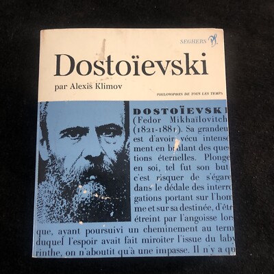 Dostoievski by Alexis Klimov Signed 1971 PB Good