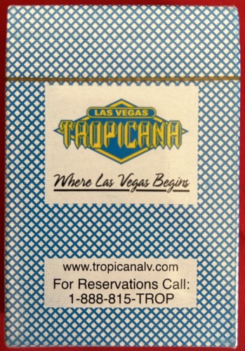 3 NEUE Promo Karten Decks: Tropicana Hotel & Casino (Las Vegas) "CLOSING IN 2024" - Bild 4 von 5