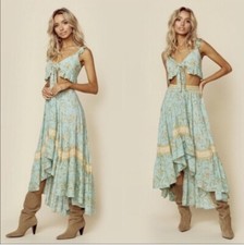 SPELL AND THE GYPSY COLLECTIVE MAISIE TURQUOISE SKIRT 