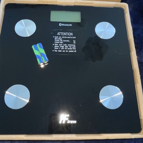 Smart Digital Bathroom Scales Weighing Bluetooth BMI Monitor 180KG - HF FITNESS - Picture 2 of 3