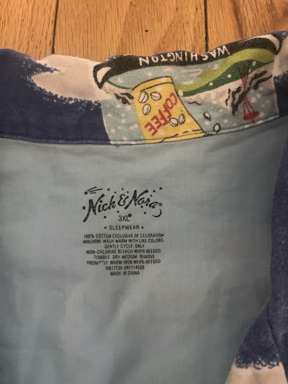 Nick & Nora "State Snow Globes" Flannel PJ Set Size 3… Gem