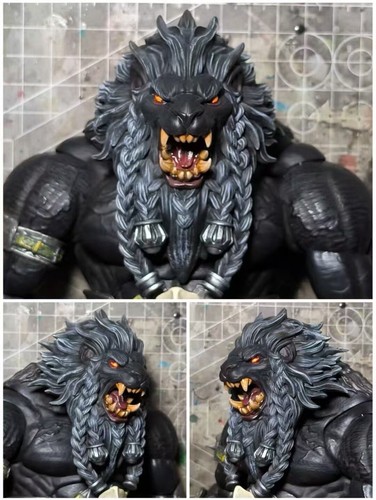 9 pulgadas Xesray Studios Fit Only-Head Combatants Fight For Glory Lion Head Sin figura - Imagen 3 de 10