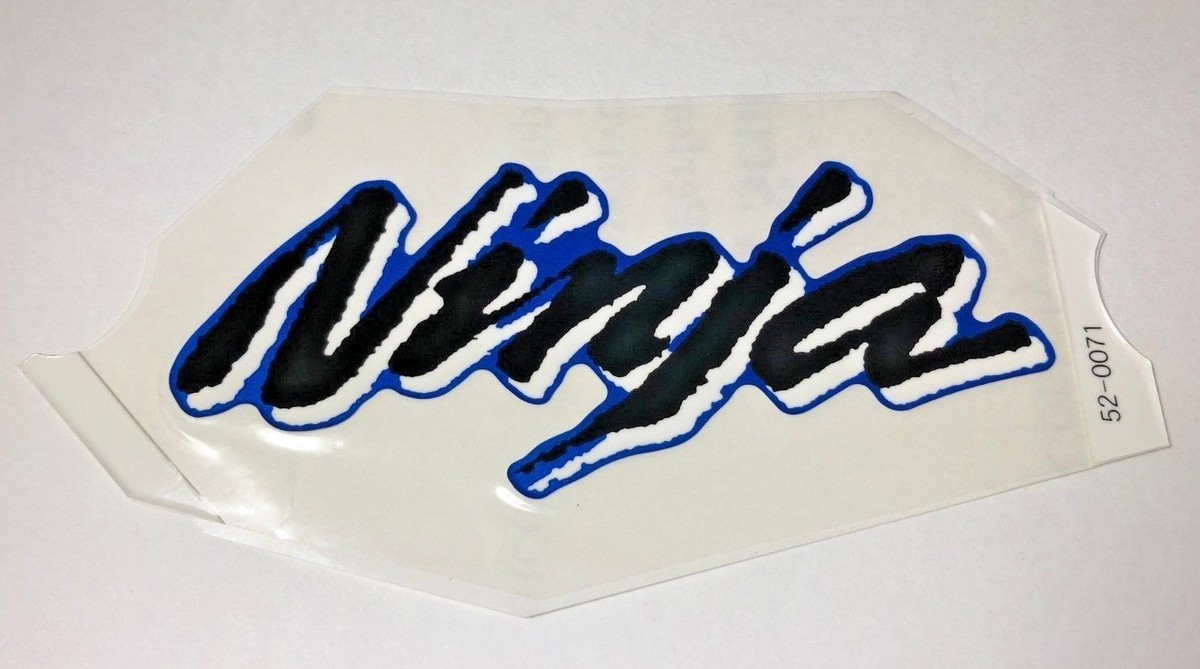 Kawasaki 2003 Ninja ZX-6R Seat Cover Decal - Blue Ninja 56052-0071