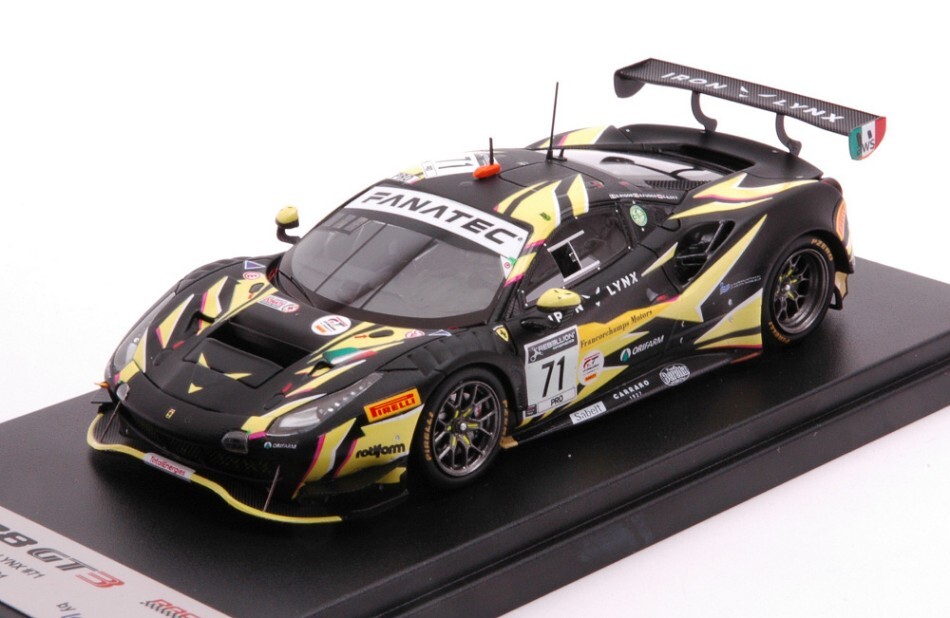 Vehicles 1:43 Scale Model Looksmart FERRARI 488 GT3 SPA 2021 Racing