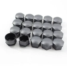 20pcs 17mm Wheel Lug Nut Bolt Cap Dust Cover + Hook Kit For Audi 2/4 Door New