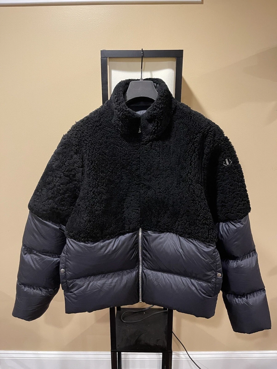 Rick Owens x Moncler FW20 Shearling Coyote Down Goose Jacket