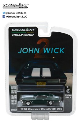 Greenlight - 1970 Chevrolet Chevelle SS396 - John Wick 2 - 44780-F - 1:64