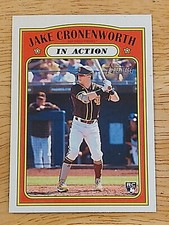 2021 Topps Heritage Base #20 Jake Cronenworth in Action San Diego Padres