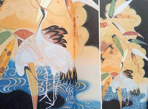 Libro flash de referencia de tatuaje japonés Irezumi arte horimono diseño de flores de pájaro MZ - Imagen 7 de 10