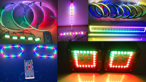 Multiple Functions Controller Box for LED Wheel Rings & Underglow Light w Remote - Bild 2 von 2