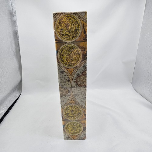 Pioneer 3-Ring Chrome Metal Binder Photo Album For 504 4x6 Pictures USA VTG Maps - Picture 5 of 10
