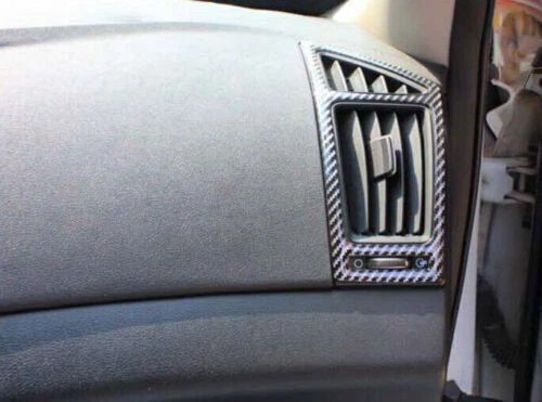 For Hyundai Sonata 2011-2014 Real Carbon Fiber L&R AC Air Outlet Vent Cover Trim - Изображение 3 из 4