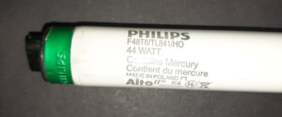 5x New Philips F48T8/TL841/HO 44 Watt  Made In Poland Fluorescent Lamp