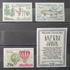 5143 - ANDORRA - SCOTT# 304, 305 - 306, 309 - MNH