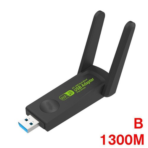 USB 3.0 WIFI Adapter 1300mbps Wireless Dongle Dual Dual 2.4G/5G Antenna- - Picture 5 of 15
