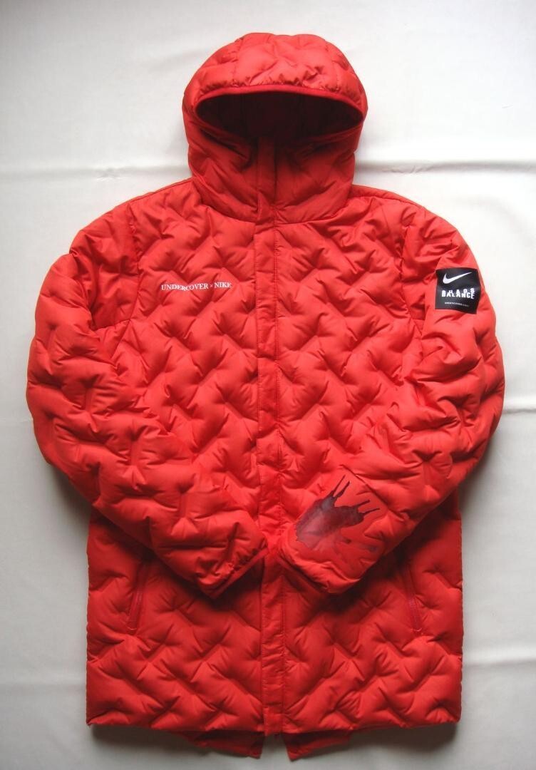 Nike x Undercover 3-in-1 Layered Fishtail Parka Jacket Red Nike x Undercover 3-in-1 Layered Fishtail Parka Jacket Red