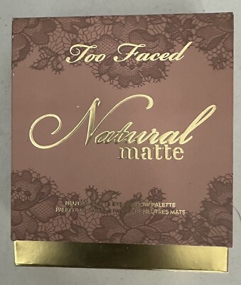 Too Faced Natural Eyes Neutral Eye Shadow Palette- New In Box.