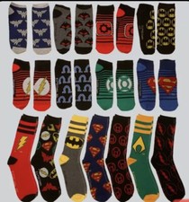DC Comics Justice League 15 Days Of Socks Advent Calendar Youth/Men Size 6-12