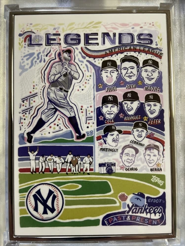 Topps Project 70 Card 499 - 1989 Yankees by Efdot Artist Proof AP 19/51