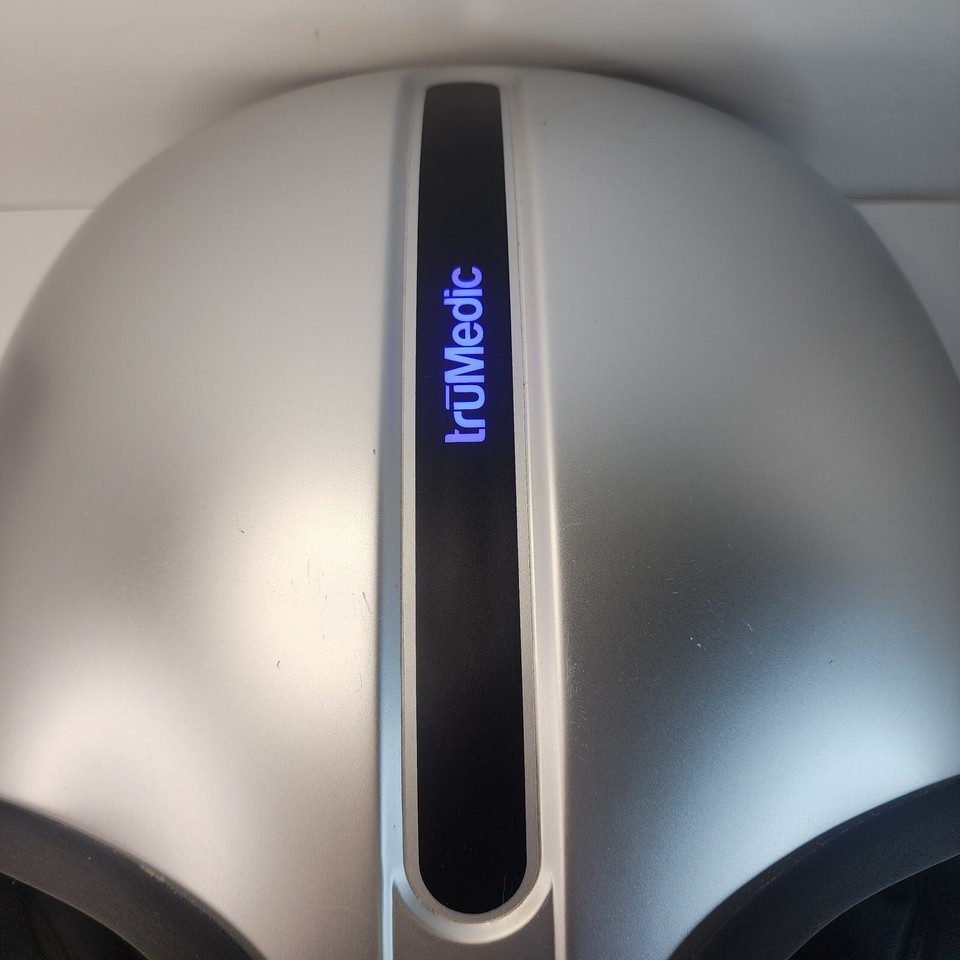 truMedic TMIS4000 Shiatsu Foot Massager Silver w/Black Base Works