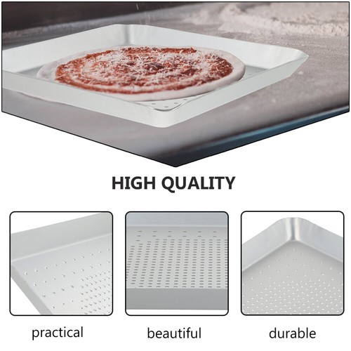 Aluminum Alloy Baking Tray Square Pizza Tray Square Oven Pan - Picture 9 of 12
