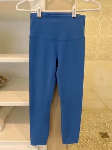 Lululemon Wunder Train HR 23” Blue Nile BNIL Leggings size 4 - Picture 4 of 5