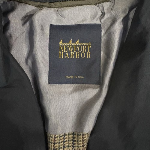 Vtg Newport Harbor Double Breasted Trench Coat Detachable Plaid Lining Mens 38R - Picture 12 of 14
