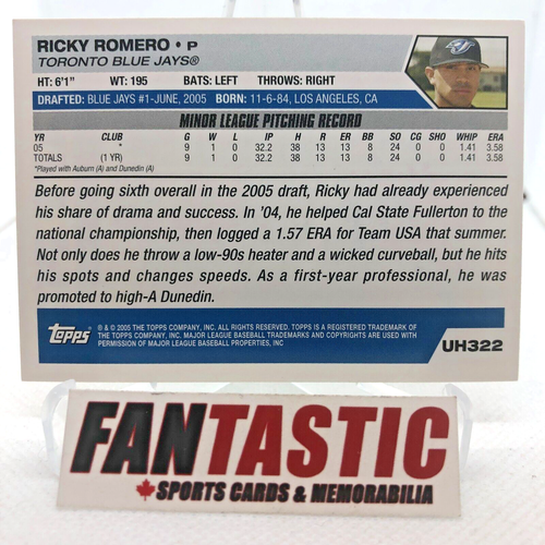 Toronto Blue Jays IP Signed Baseball Card YOU PICK - In Person Autograph (auto) - Picture 89 of 213