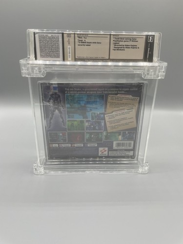 Metal Gear Solid Wata 9.6 A Sealed PS1 Konami 1998 NTSC-U/C GRADED PLAYSTATION - Picture 3 of 9